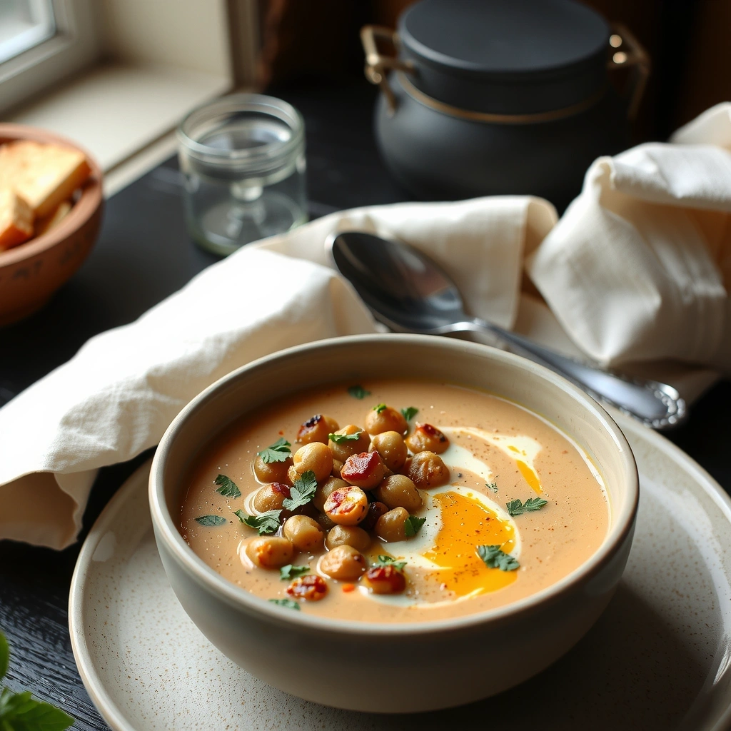 Zupa krem z ciecierzycą